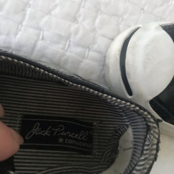 Converse Jack Purcell Black Leather Size 9.5 🖤 - Picture 4 of 4